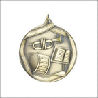 Band Medal – Antique Finish (2¼” Premium)