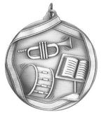 Band Medal – Antique Finish (2¼” Premium)