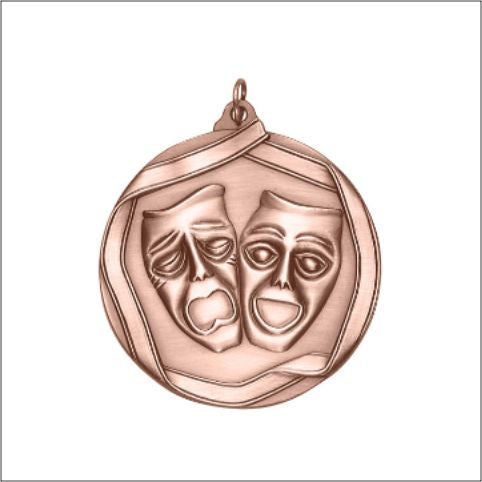Drama Medal – Antique Finish (2¼” Premium)
