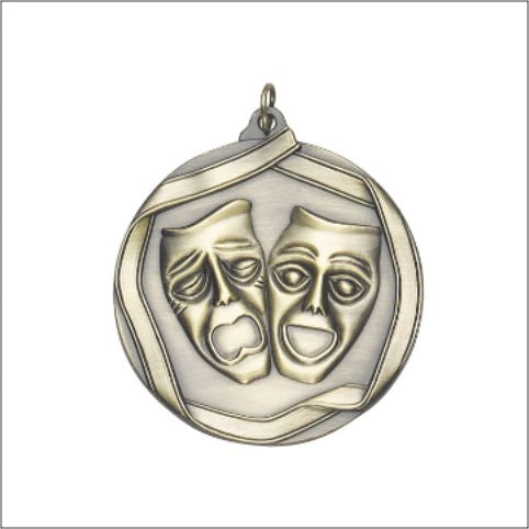 Drama Medal – Antique Finish (2¼” Premium)