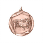 Music Note Medal – Antique Finish (2” Premium)