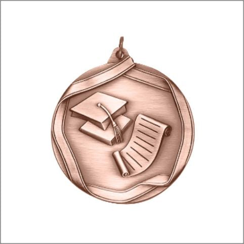Scholastic Medal – Antique Finish (2” Premium)