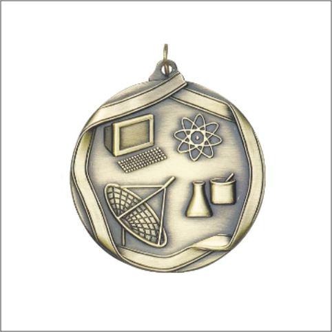Science Medal – Antique Finish (2¼” Premium)