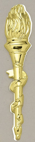 Gold Torch Trim – 3½" Decorative Plaque Accent