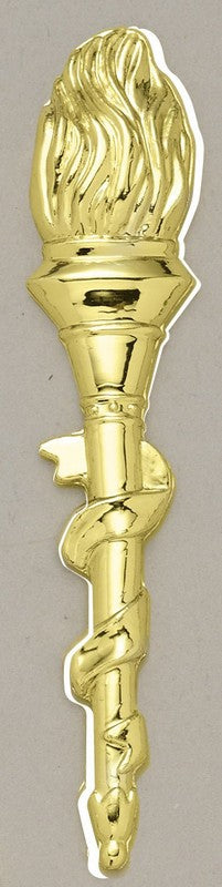 Gold Torch Trim – 3½" Decorative Plaque Accent