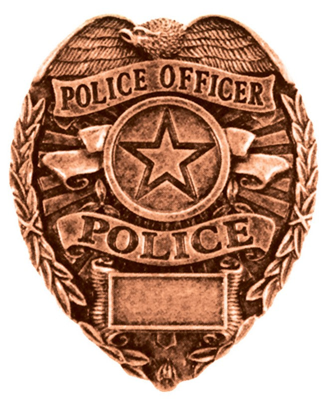 Resin Police Badge Plaque Mount – Law Enforcement Award Accent