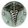 Resin Caduceus Plaque Mount 3 ½" – Medical Symbol Award Accent
