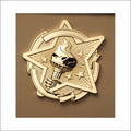 Victory Star Plaque Mount – 4½" Award Plaque Topper
