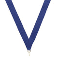 Blue Neck Ribbon with Clip – 7/8" × 32"
