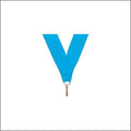 Light Blue Neck Ribbon with Clip – 7/8" × 32"