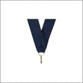 Navy Neck Ribbon with Clip – 7/8" × 32"