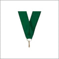Hunter Green Neck Ribbon with Clip – 7/8" × 32"