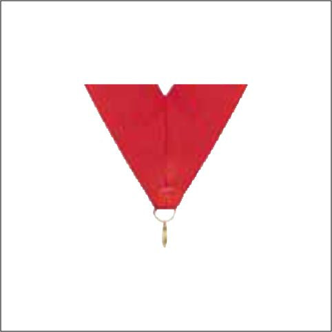Red Neck Ribbon with Clip – 1½" × 32"