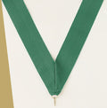 Green Neck Ribbon with Clip – 1½" × 32"