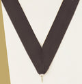 Black Neck Ribbon with Clip – 1½" × 32"