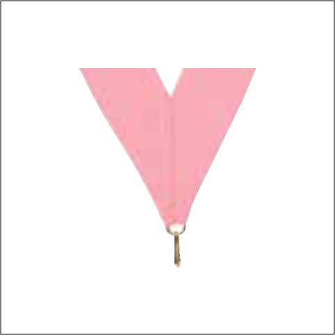 Pink Neck Ribbon with Clip – 1½" × 32"