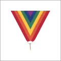 Rainbow Neck Ribbon with Clip – 1½" × 32"