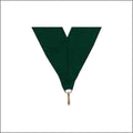 Hunter Green Neck Ribbon with Clip – 1½" × 32"