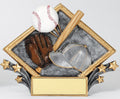 Baseball Diamond Resin Plate Award – Baseball Recognition Plaque