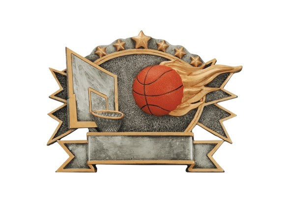Basketball Resin Plate Award – Basketball Recognition Plaque