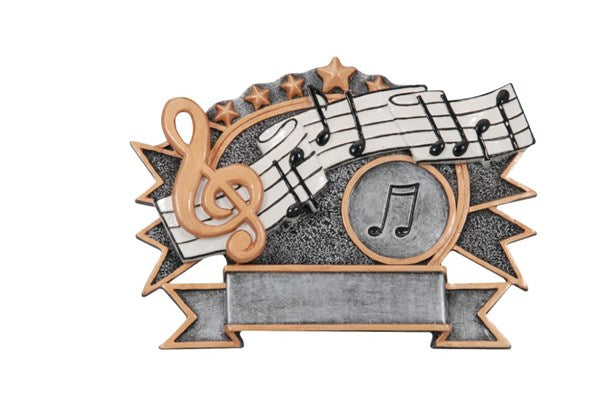 Music Resin Plate Award – Music Recognition Plaque