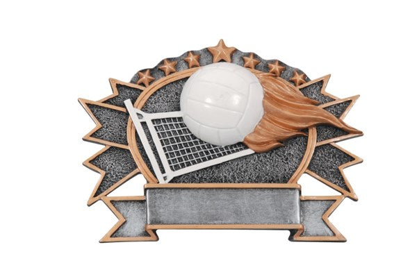 Volleyball Resin Plate Award – Volleyball Recognition Plaque