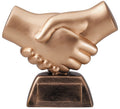 Gold Handshake Resin Award – 6"