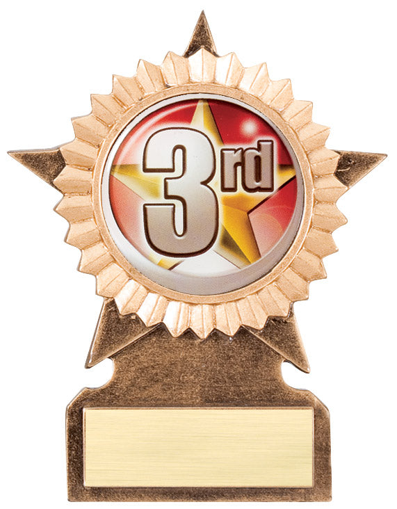 2" Star Insert Holder Resin Trophy – Custom Insert Award