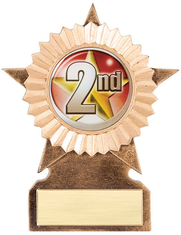 2" Star Insert Holder Resin Trophy – Custom Insert Award