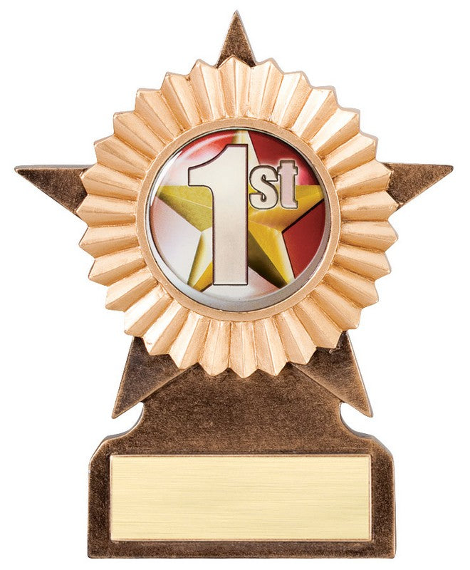 2" Star Insert Holder Resin Trophy – Custom Insert Award