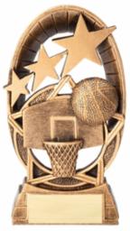 Radiant Series Basketball Trophy – Antique Finish