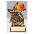 Star Series Basketball Resin Trophy – 6"