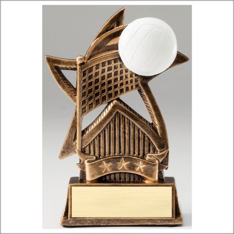 Star Series Volleyball Resin Trophy – 6"