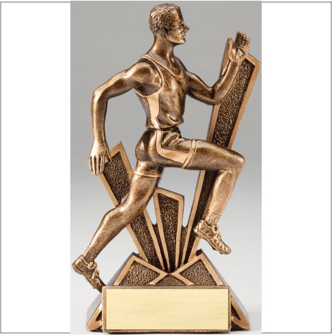 Checkmate Series Track Resin Trophy (Male) – 6½"