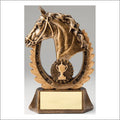 Horse Head Resin Trophy – 8"