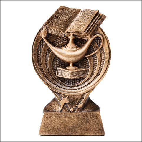 Saturn Series Knowledge Resin Trophy – 6"