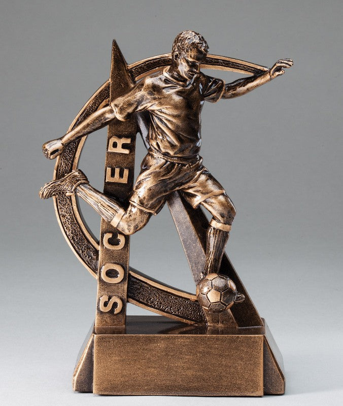 Ultra Action Soccer Resin Trophy (Male) – 6½"