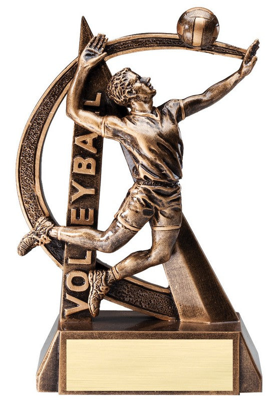 Ultra Action Volleyball Resin Trophy – 6½"