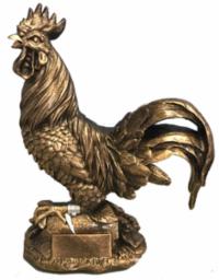 Fighting Rooster Champion Tribute Statue