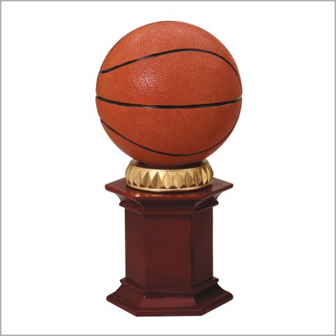 Basketball on Base Trophy – 12"