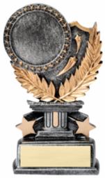 Silver All-Star Insert 6 1/4" Trophy – Resin Award with 2" Insert Holder