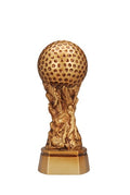 Golf Ball Champion Pedestal Award Trophy