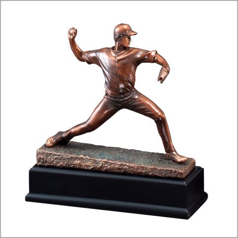 Baseball Pitcher 8½" Resin Trophy – Baseball Pitching Award