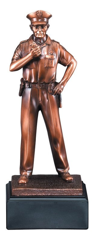 Policeman Recognition Trophy – 11½" Resin Law Enforcement Award