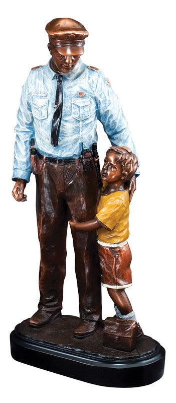 Police & Child Recognition Trophy – 13½" Resin Law Enforcement Award