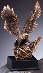 Bronze Eagle Resin Trophy – Patriotic Recognition Award