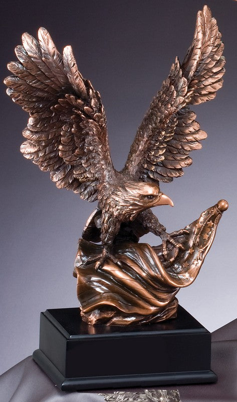 Bronze Eagle Resin Trophy – Patriotic Recognition Award