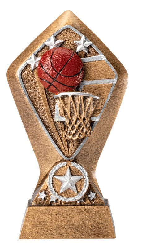 Diamond Series Basketball Resin Trophy – 6½"