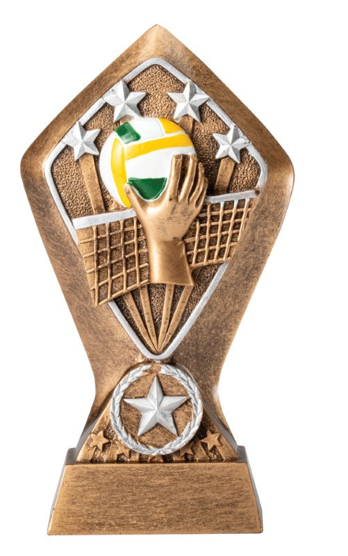 Diamond Series Volleyball Resin Trophy – 6½"