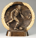 Male Soccer Resin Plate Award – 7½"